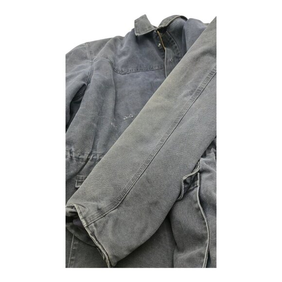 Vtg Carhartt Jacket Men 2XL Charcoal Chore Gorpcore Workwear C46PTL Duck Canvas - Picture 6 of 12